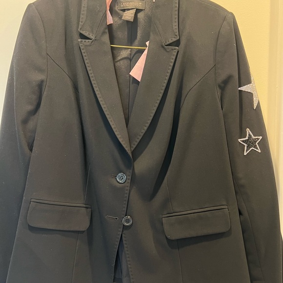 Custom made plus size scull blazer in rinstones - Picture 1 of 8